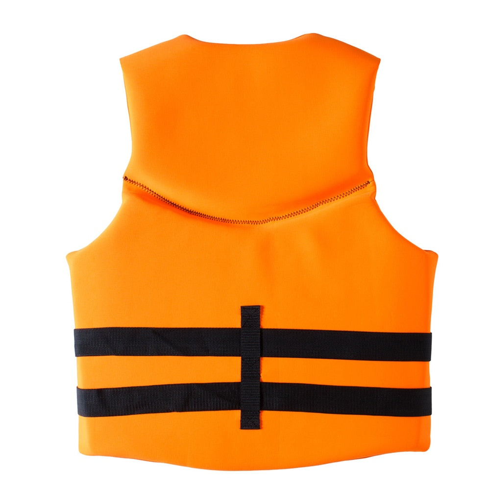 Adult Life Vest Neoprene Men Women Water Sports Buoyancy Jacket Swimming Vest Boating Surfing Kayak Drifting Ski Life Vest