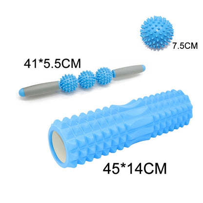 45cm*14cm Yoga column foam roller Pilates column balance bar stick relax muscle deep massage roller gym home fitness Crescent