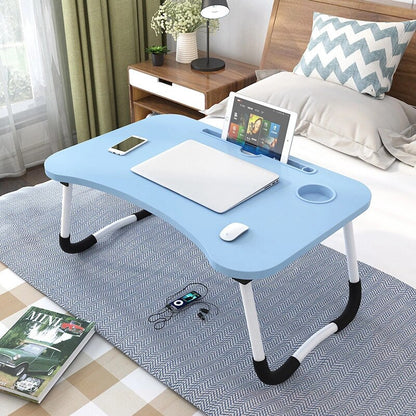 Portable Laptop Desk Home Foldable Laptop Table Notebook Study Laptop Stand Desk for Bed & Sofa Computer Table with Folding Legs