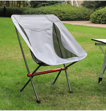 Silla plegable portátil para acampar al aire libre, taburete de pie plegable para senderismo, Picnic, sillas de pesca, herramientas de asiento