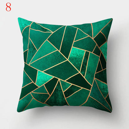 Geometric Printed Polyester Throw Pillow Cases Sofa Cushion Cover Home Decor 45x45cm Cotton Home Sofa Decorative Car Pillowcase