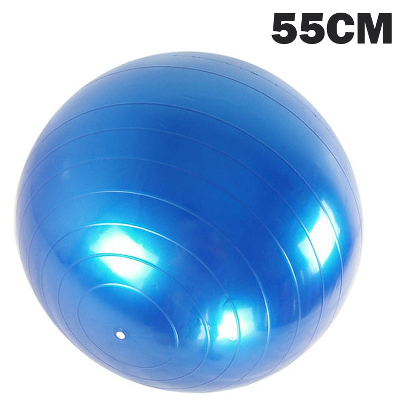 Yoga Balls Pilates Fitness Gym Balance Fitball Exercise Workout Ball 45/55