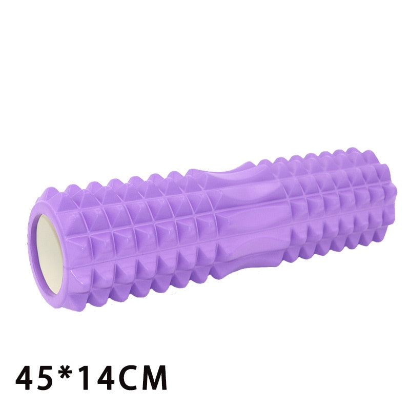 45cm*14cm Yoga column foam roller Pilates column balance bar stick relax muscle deep massage roller gym home fitness Crescent
