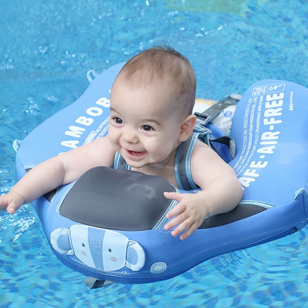 Baby Floater Infant Swimmers Non-Inflatable Float Child Lying Swimming Ring Swim Waist Float Ring Floats Pool Toys Swim Trainer
