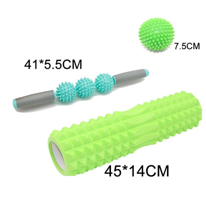 45cm*14cm Yoga column foam roller Pilates column balance bar stick relax muscle deep massage roller gym home fitness Crescent