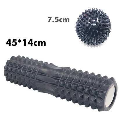 45cm*14cm Yoga column foam roller Pilates column balance bar stick relax muscle deep massage roller gym home fitness Crescent