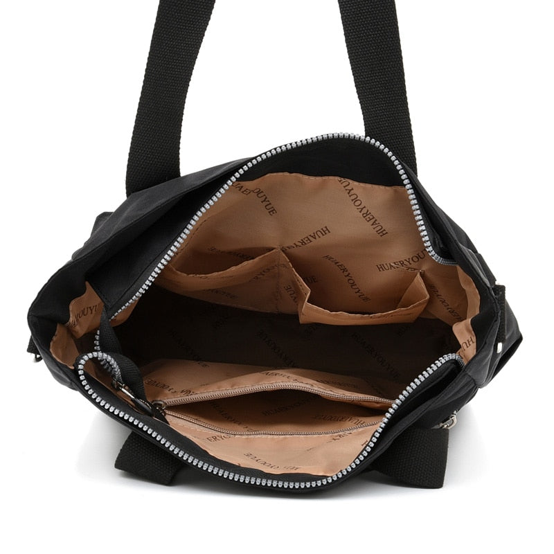 Top-Handle Messenger Bag Handbags Women Famous Brand Nylon Big Shoulder Beach Crossbody Bag Casual Tote Female Purse Sac Bolsa
