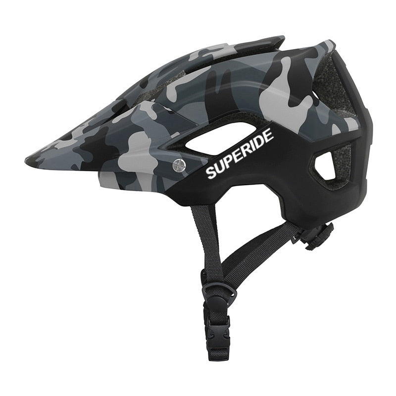 SUPERIDE Outdoor DH MTB Bicycle Helmet Integrally-molded Road Mountain Bike Helmet Ultralight Racing Riding Cycling Helmet