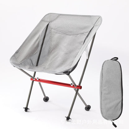 Silla plegable portátil para acampar al aire libre, taburete de pie plegable para senderismo, Picnic, sillas de pesca, herramientas de asiento