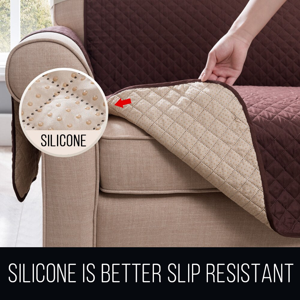 Chair Recliner Slipcover Quilted Sofa Couch Cover Pet Dog Kids Sofa Cushion Mat Elastic Sectional Sofa Covers For Living Room