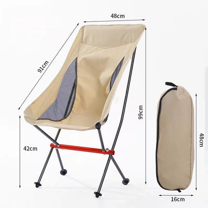 Silla plegable portátil para acampar al aire libre, taburete de pie plegable para senderismo, Picnic, sillas de pesca, herramientas de asiento