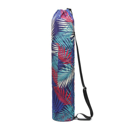 Fashion Outdoor Exercise Accessories Floral Printed Yoga Mat Bag with Adjustable Strap