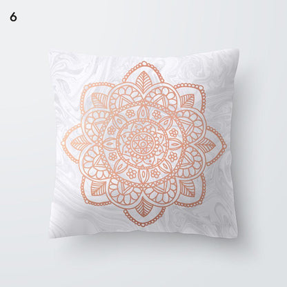 Geometric Printed Polyester Throw Pillow Cases Sofa Cushion Cover Home Decor 45x45cm Cotton Home Sofa Decorative Car Pillowcase