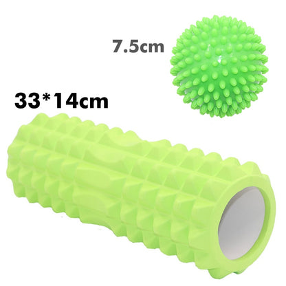 45cm*14cm Yoga column foam roller Pilates column balance bar stick relax muscle deep massage roller gym home fitness Crescent