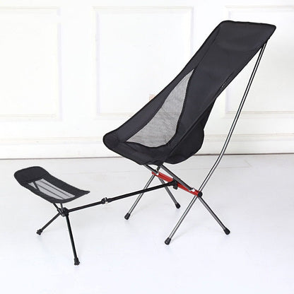 Silla plegable portátil para acampar al aire libre, taburete de pie plegable para senderismo, Picnic, sillas de pesca, herramientas de asiento