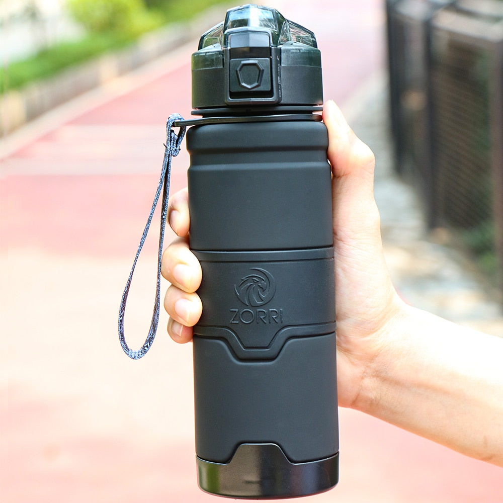 ZORRI Sports Water Bottle BPA Free Portable Leak-proof Drinkware Gym Outdoor Travel Hiking Tritan Bottle Gourde Garrafa De Agua