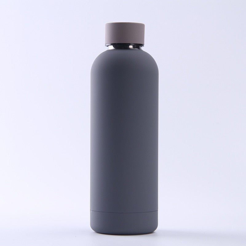 New Style Vacuum Flask Stainless Steel Portable Thermos Teacup Water Bottle Big Belly Cup Drink Bottle Outdoor Sports Mug