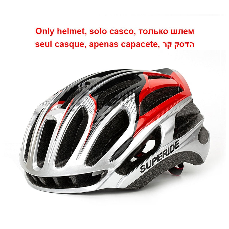 SUPERIDE Integrally-molded Mountain Road Bike Helmet Sports Racing Riding Cycling Helmet Men Women Ultralight MTB Bicycle Helmet