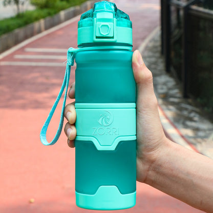 ZORRI Sports Water Bottle BPA Free Portable Leak-proof Drinkware Gym Outdoor Travel Hiking Tritan Bottle Gourde Garrafa De Agua