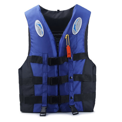 Outdoor Adult  Swimming Life Jacket Adjustable Buoyancy Survival Suit Polyester Children Life Vest With Whistle