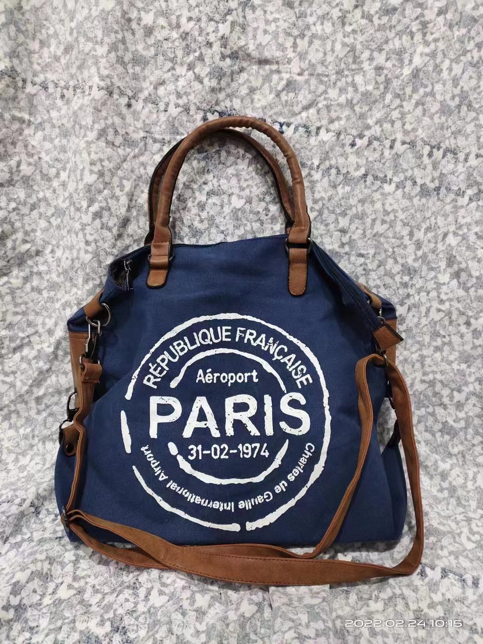 Top Quality Multifunctional Canvas Bags Printed Letters Travel Bags Vintage Style Shoulder Bags Handbags Tote Drop Shipping
