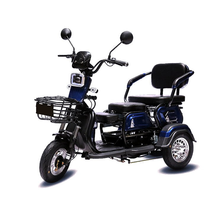 Electric Tricycle And Auto Rickshaw Direct Sales 3 Wheel Foldable Charge Electric Tricycle Tuk Tuk For Cargo