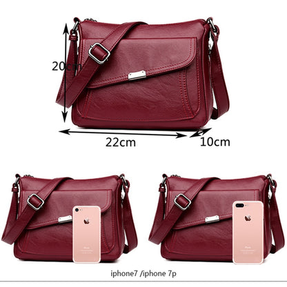 Genuine Quality Leather Luxury Purses and Handbags Women Bags Designer Multi-pocket Crossbody Shoulder Bags for Women 2022 Sac