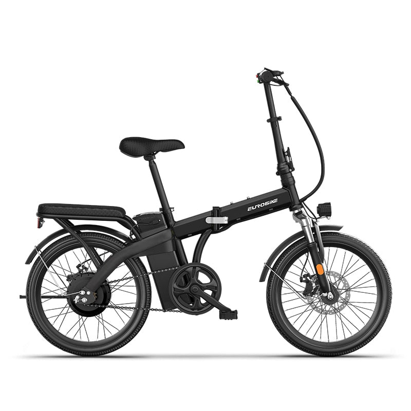 20 Inch 6 Variable Speed Electric Bike 48V 300w Motor Easy To Disassemble Lithium Battery Steel Frame Folding E Bicycle