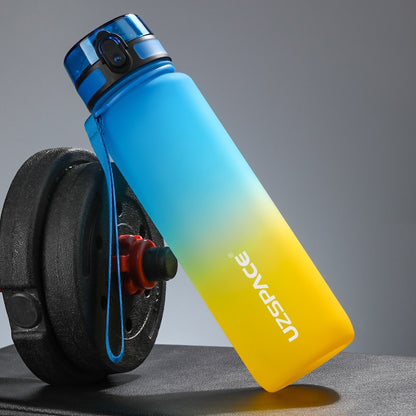New 500/800/1000ml Sports Water Bottle BPA Free Portable Leak-proof Shaker bottle Plastic Drinkware Tour Gym Free Shipping items