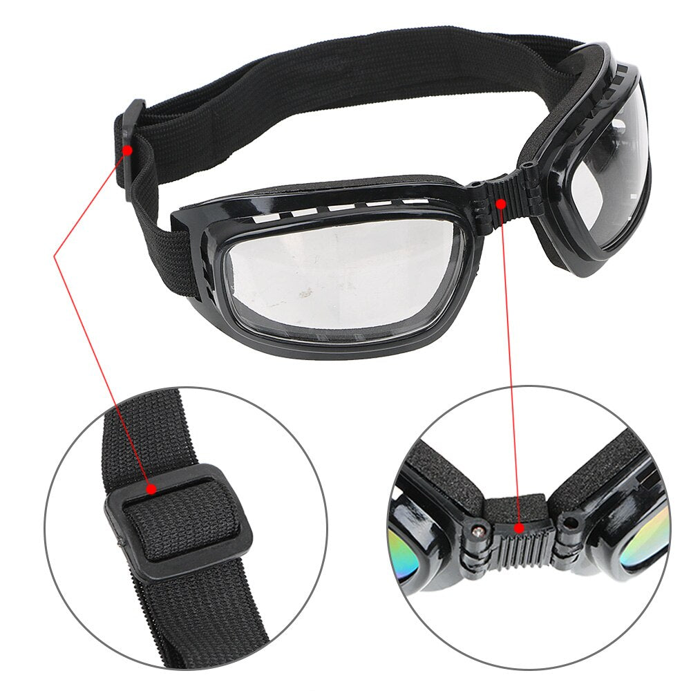 3 Color Multifunctional Motorcycle Glasses Anti Glare Motocross Sunglasses Sports Ski Goggles Windproof Dustproof UV Protection