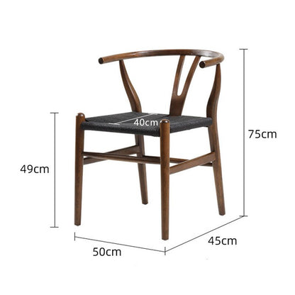 Solid Wood Chair Nordic Creative Office Leisure Armchair Y Chair One Wholesale Dining Chair Leisure Chair