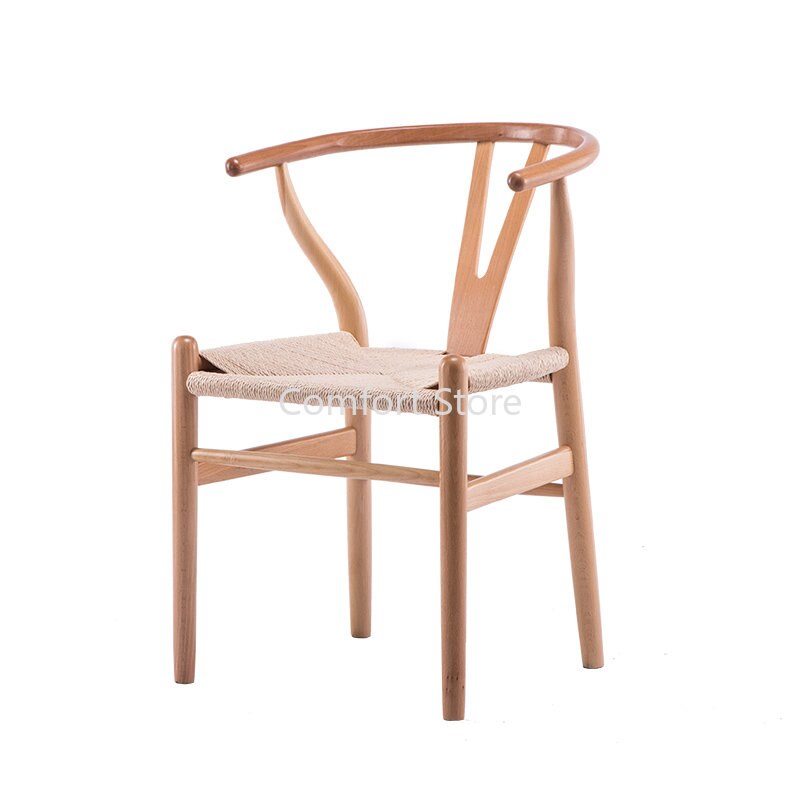 Wooden Kitchen Nordic Dining Chairs Wishbone Salon Outdoor Design Ergonomic Dining Chairs Modern Luxury Sillas Home Furniture WK