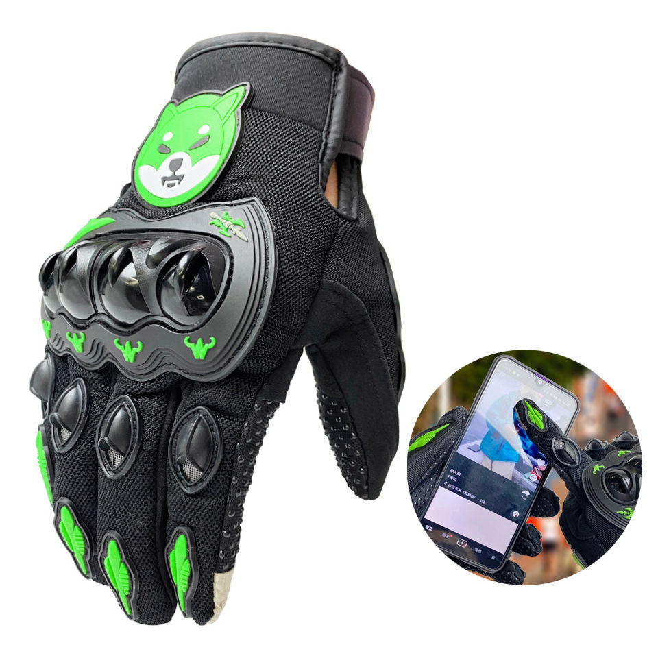 New Motorcycle Touch Screen Gloves Breathable Full Finger Outdoor Sports Protection Riding Dirt Bike Gloves Guantes Moto