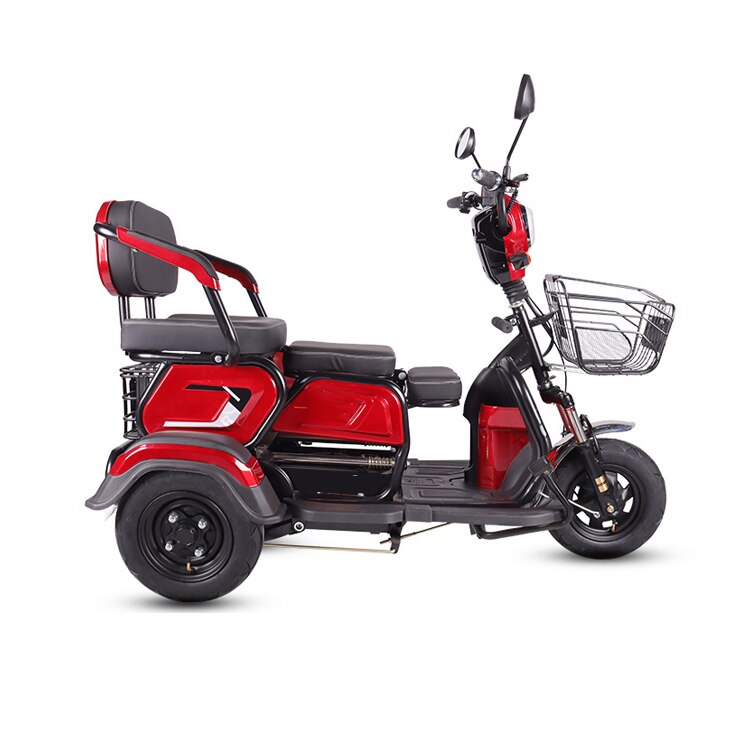 Electric Tricycle And Auto Rickshaw Direct Sales 3 Wheel Foldable Charge Electric Tricycle Tuk Tuk For Cargo