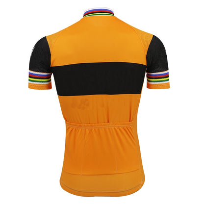 Retro cycling jersey team bike jersey breathable short sleeve ropa ciclismo outdoor sports  classic cycling clothing