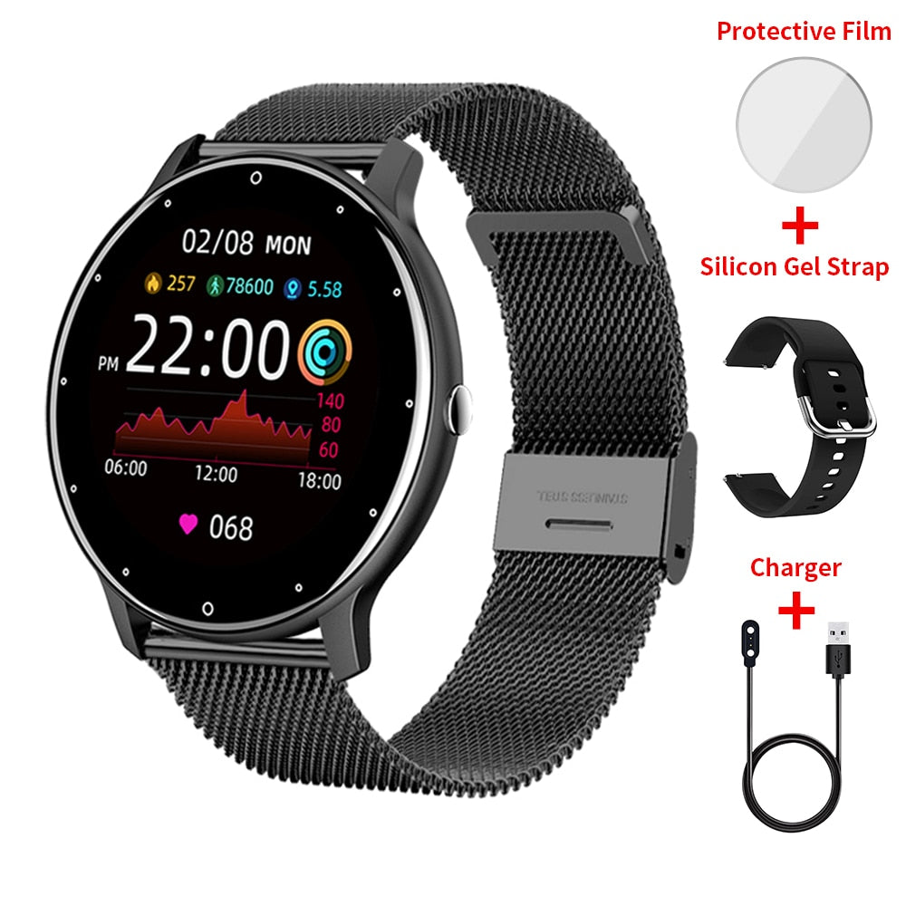 CanMixs 2023 New Smart Watch Women Men Lady Sport Fitness Smartwatch Sleep Heart Rate Monitor Waterproof Watches For IOS Android