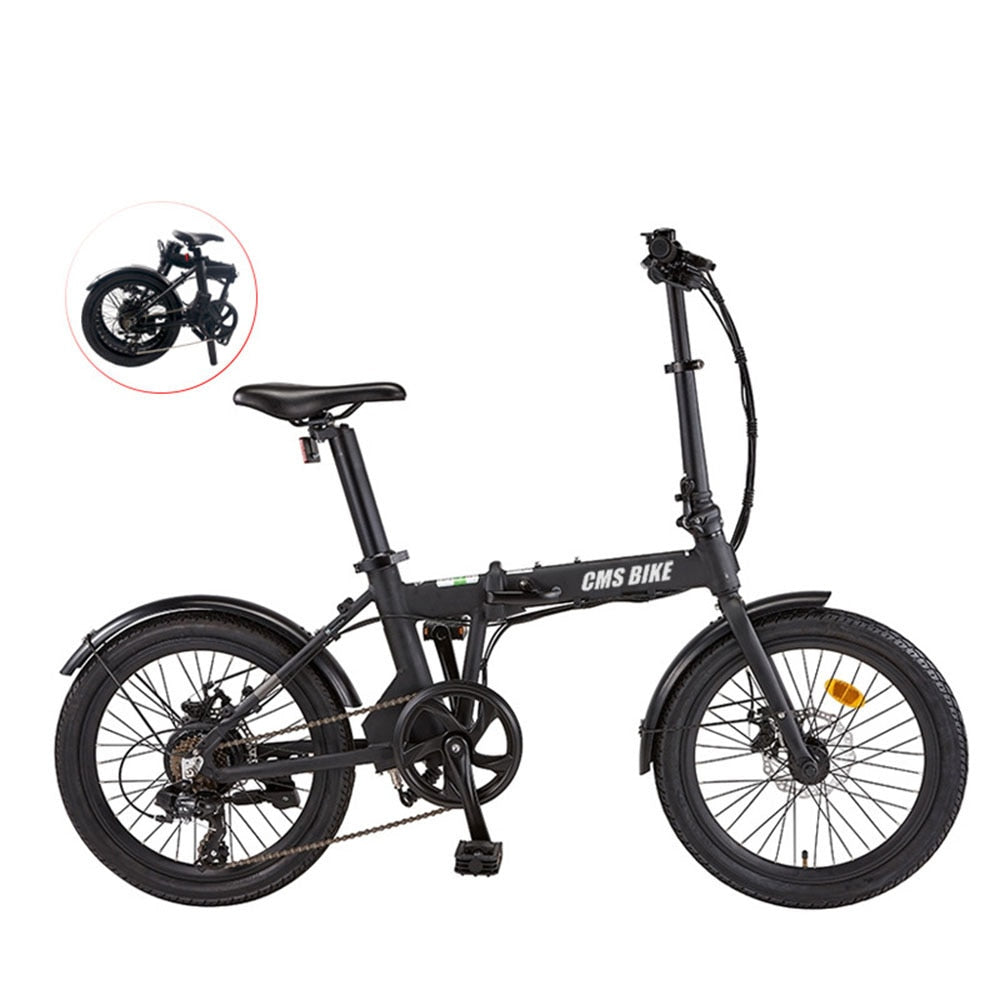 20 inch Electric Bicycle Folding Aluminum Alloy Super Light Convenient Mini Outdoor Sports