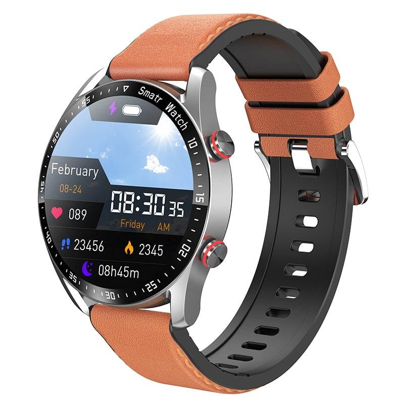 2022 New ECG+PPG AMOLED Screen Smart Watch Bluetooth Call Music player Man Watch Sports Waterproof Luxury Smartwatch For Xiaomi