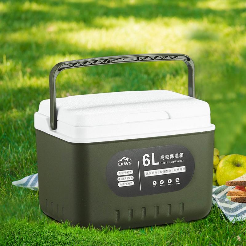 Heavy Duty 5.4 QT Ice Box High-capacity Ice Chest Portable Heavy Duty Ice Box Personal Use For Camping Party Picnic Travel Beach