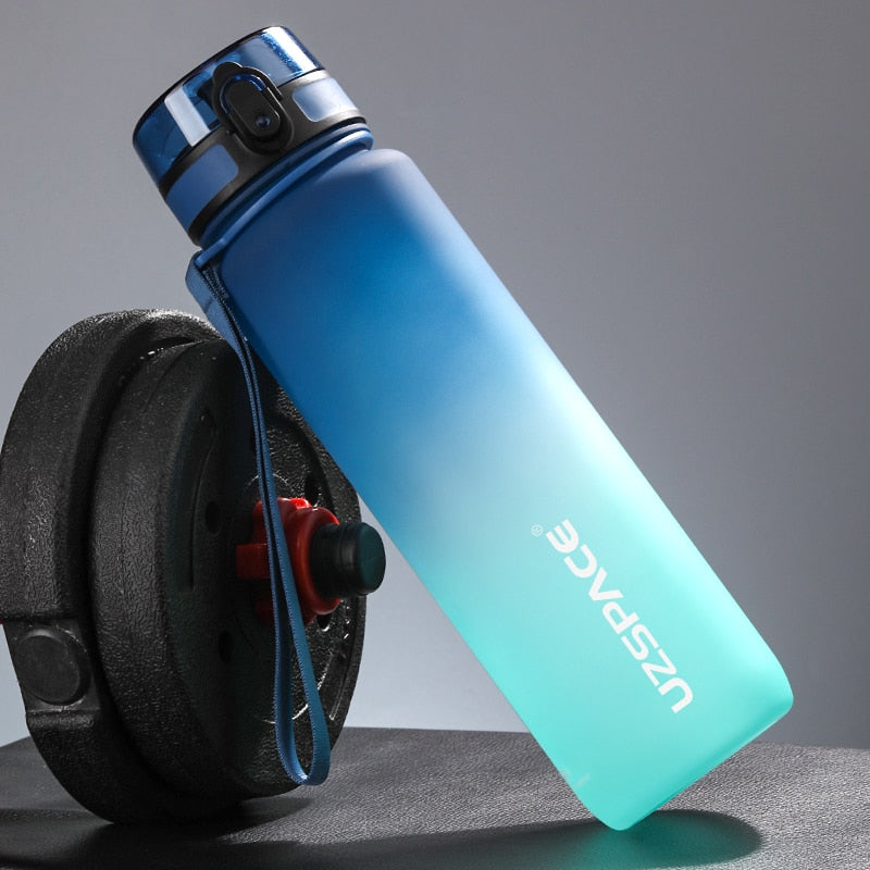 New 500/800/1000ml Sports Water Bottle BPA Free Portable Leak-proof Shaker bottle Plastic Drinkware Tour Gym Free Shipping items