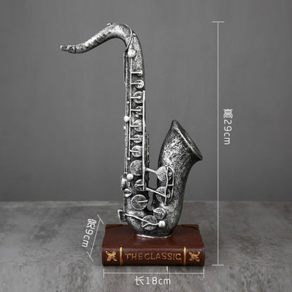 Family Figurines for Home Decor Accessories Morden Creative Band music character Bar Home decoration Crafts Gift for Friends