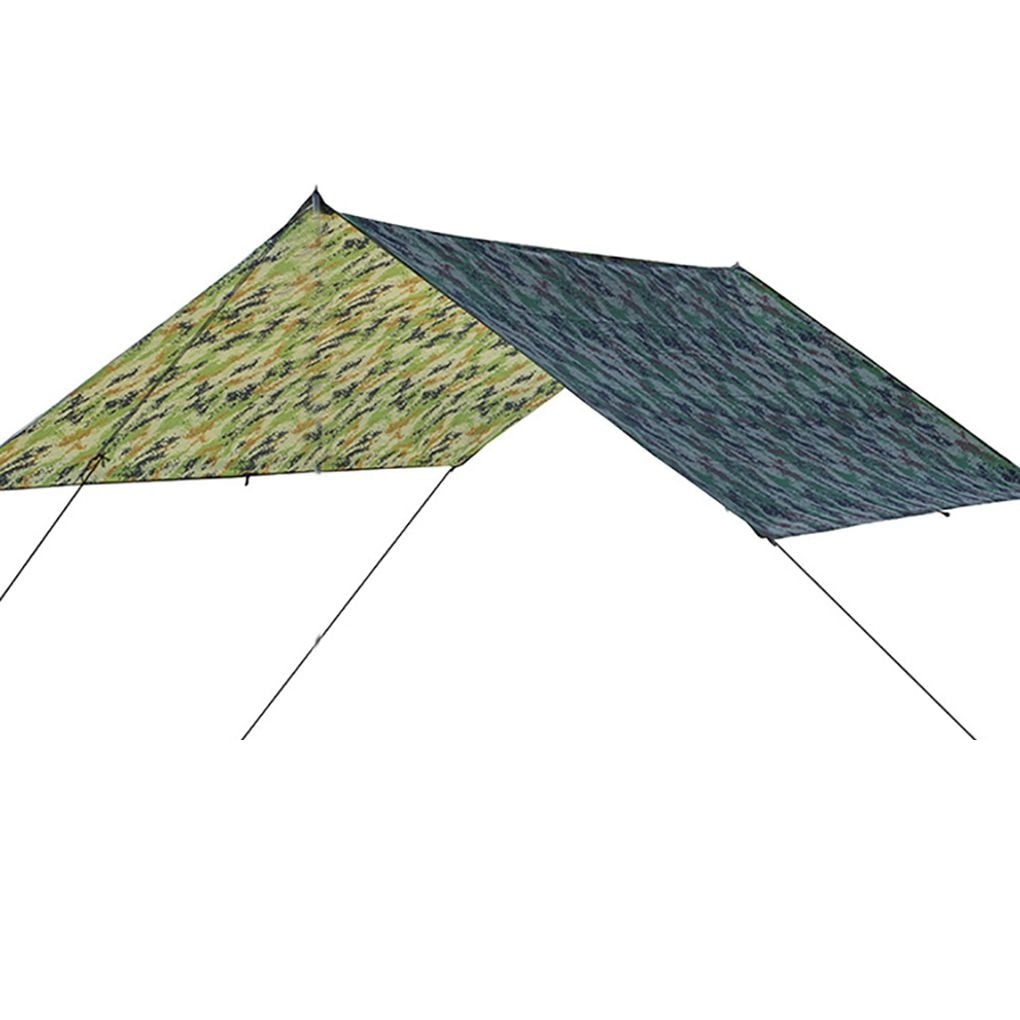 Outdoor Large Canopy Sunshade Beach Camping Tent Waterproof Ground Tent Tarp Shelter Hammock Rain Fly Cover Sun shade