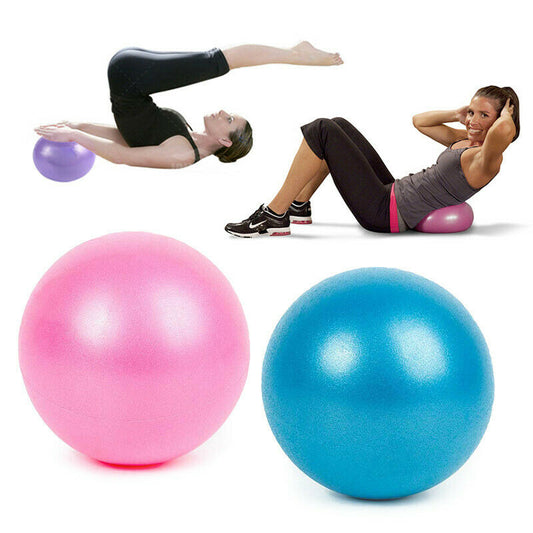 Pilates Ball Yoga Ball 25cm Balance Yoga Fitness Ball Fitball Pilates Exercise Ball Gymnastic Ball Children Women PVC Yoga Ball