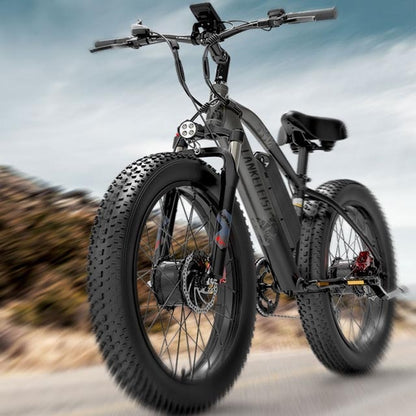 48v 1000w 2000w Ebike 17.5ah Battery Long Range Emtb 26*4 Fat Tire Electric Mountain Bike Bicycle