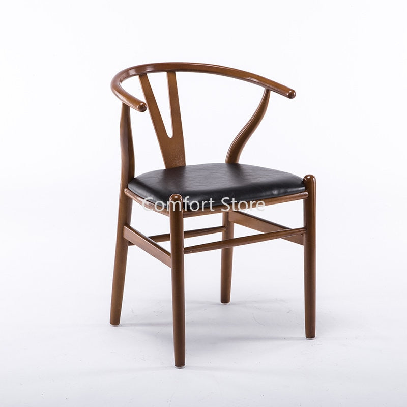 Wooden Kitchen Nordic Dining Chairs Wishbone Salon Outdoor Design Ergonomic Dining Chairs Modern Luxury Sillas Home Furniture WK