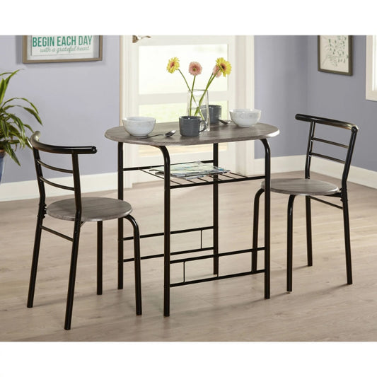 3-Piece Bistro Dining Set Kitchen Table and Chairs